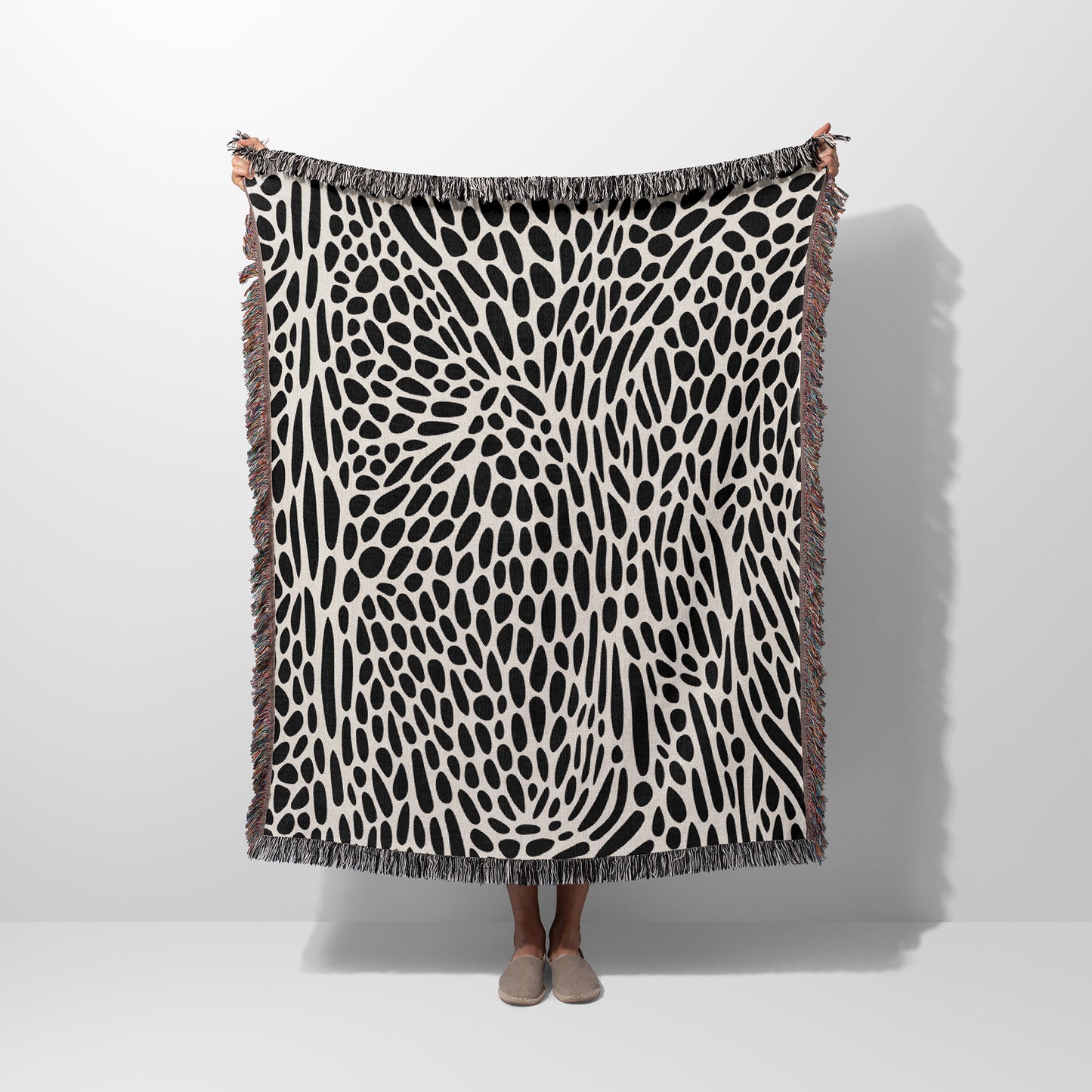 Pebble Beach Woven Art Tapestry Throw Blanket  ON SALE NOW!